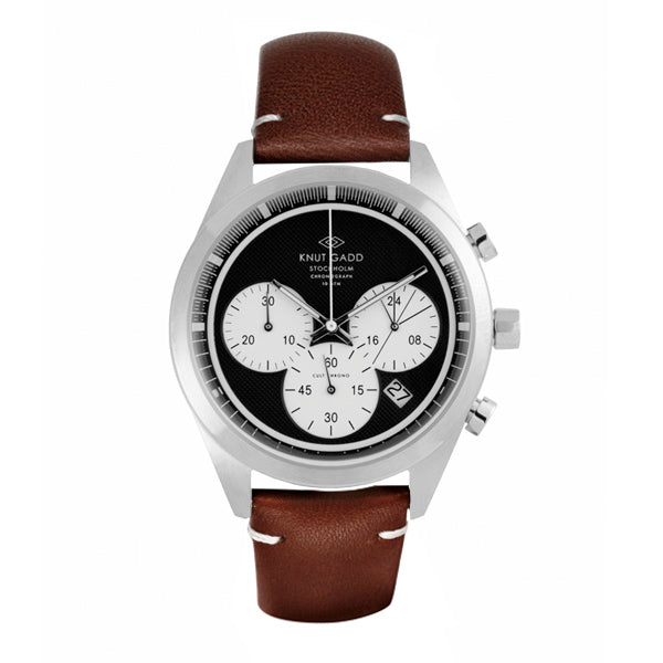 CULT CHRONOGRAPH | WHITE DIAL | BROWN LEATHER BRACELET