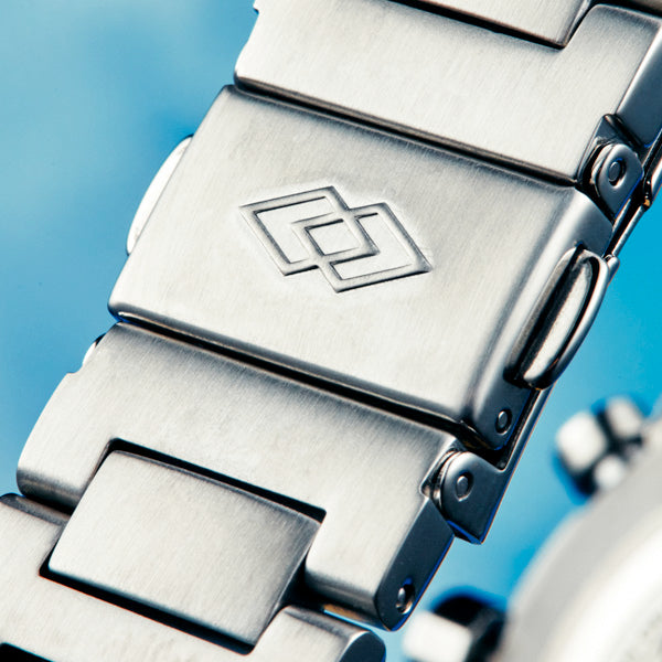 Cult Chrono | White dial | Steel bracelet – Knut Gadd
